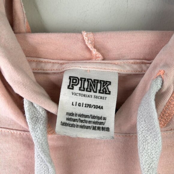 PINK Victorias Secret‎ baby pink pullover size large - Picture 6 of 7